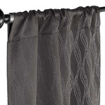 Zuri Textured Waves Room Darkening Blackout Curtains, Set of 2 - Blackout Curtains by Superior