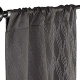 Zuri Textured Waves Room Darkening Blackout Curtains, Set of 2 - Blackout Curtains by Superior