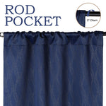 Zuri Textured Waves Room Darkening Blackout Curtains, Set of 2 - Blackout Curtains by Superior