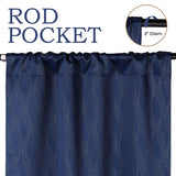 Zuri Textured Waves Room Darkening Blackout Curtains, Set of 2 - Blackout Curtains by Superior