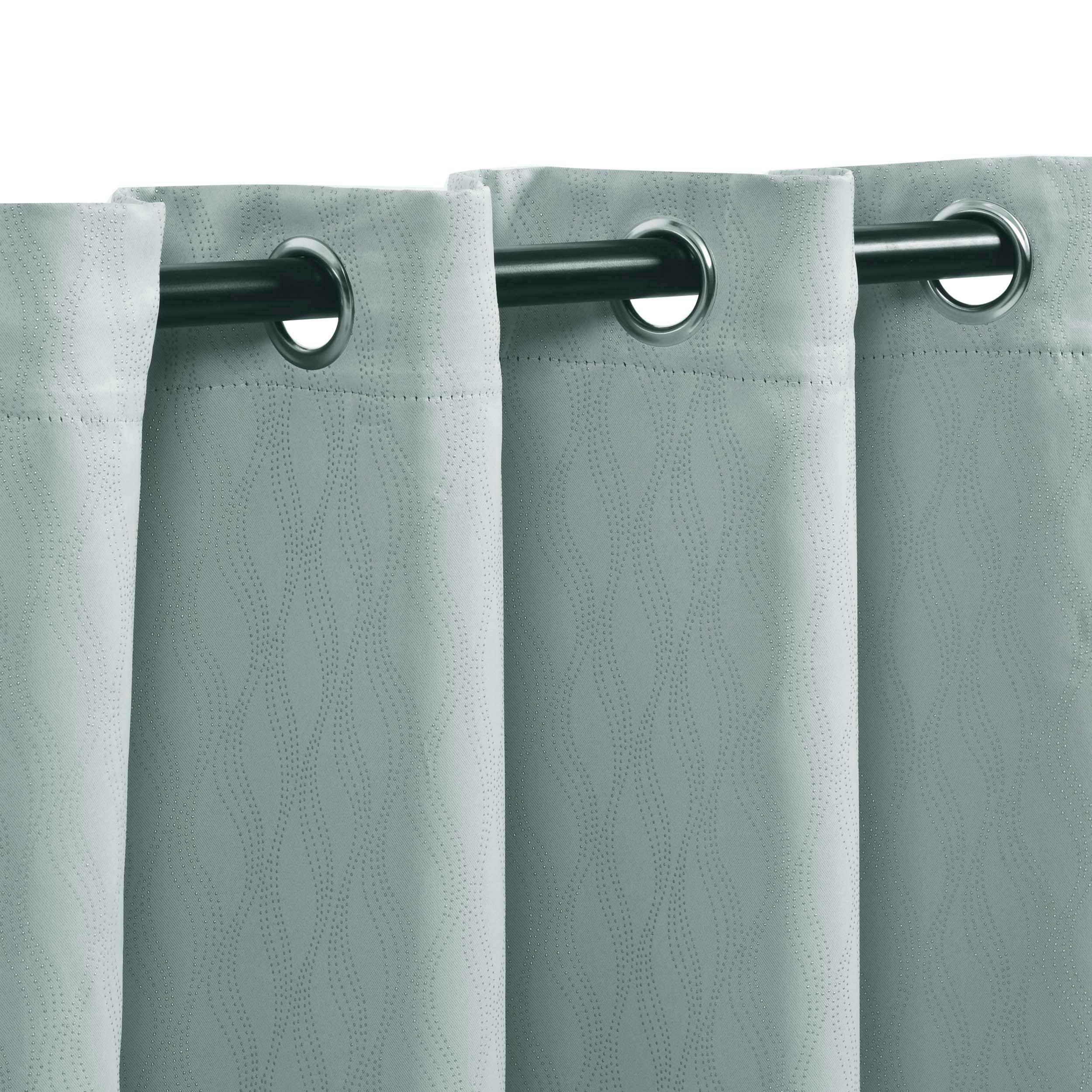 Zuri Textured Waves Room Darkening Blackout Curtains, Set of 2 - Blackout Curtains by Superior