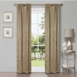 Waverly Geometric Washable Room Darkening Blackout Curtains, Set of 2