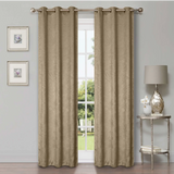 Waverly Geometric Washable Room Darkening Blackout Curtains, Set of 2
