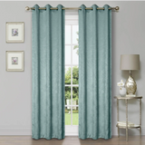 Waverly Geometric Washable Room Darkening Blackout Curtains, Set of 2