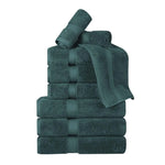 Madison Egyptian Cotton Plush Heavyweight 9 Piece Towel Set - Egyptian Cotton Towel Set by Superior Brand