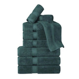 Madison Egyptian Cotton Plush Heavyweight 9 Piece Towel Set - Egyptian Cotton Towel Set by Superior Brand