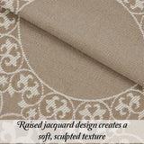 Lyron Cotton Blend Woven Jacquard Floral Scroll Bedspread Set - Bedspread by Superior