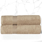 Heritage Egyptian Cotton Plush Absorbent Luxury Bath Towel Set of 2 - Bath Towel by Superior