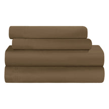 300 Thread Count Rayon From Bamboo Solid Deep Pocket Sheet Set - Taupe