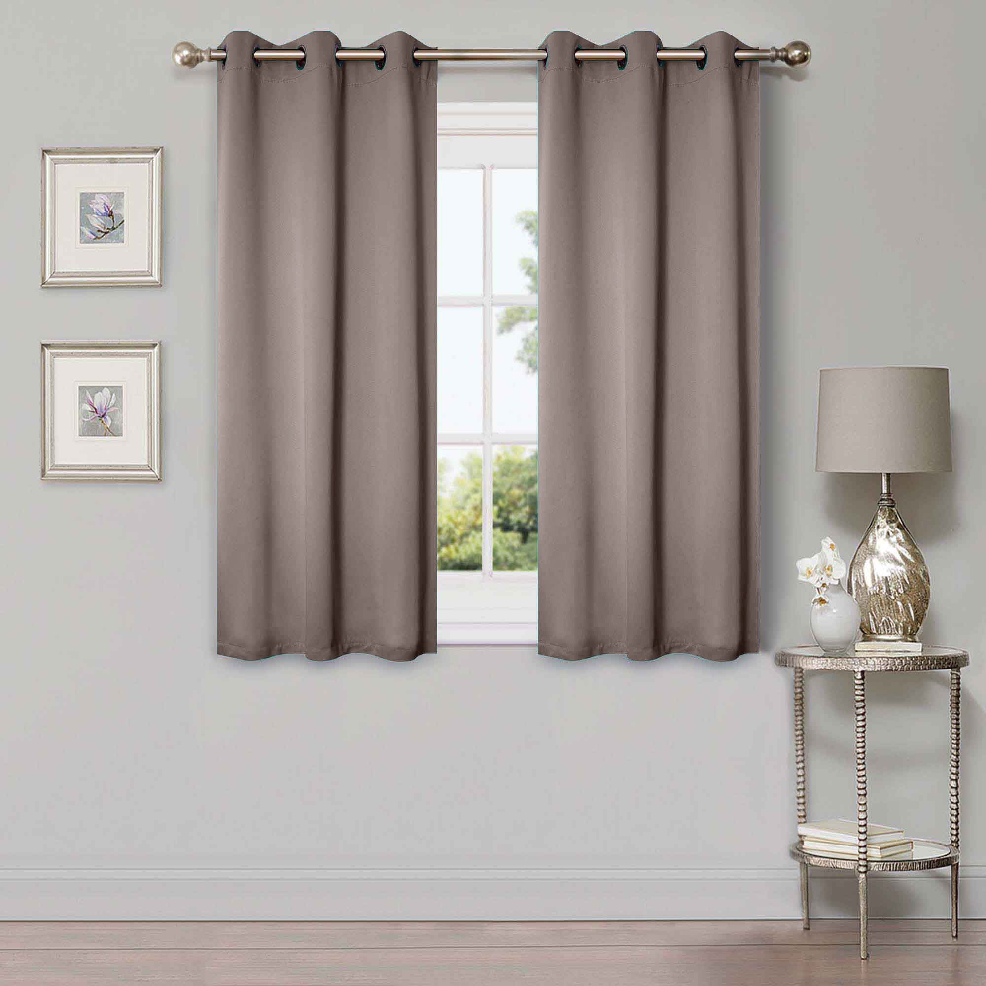 Classic Modern Solid Room Darkening Blackout Curtain Panels, Set of 2 - Blackout Curtains by Superior