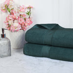 Madison Egyptian Cotton Pile Plush Heavyweight Bath Sheet Set of 2 - Egyptian Cotton Bath Sheet by Superior