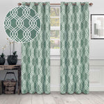 Ribbon Machine Washable Room Darkening Blackout Curtain Set - Blackout Curtains by Superior