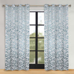 Leaves Room Darkening Washable Blackout Curtain Panels, Set of 2 - Blackout Curtains by Superior