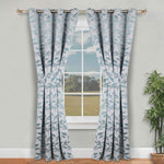 Leaves Room Darkening Washable Blackout Curtain Panels, Set of 2 - Blackout Curtains by Superior