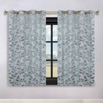 Leaves Room Darkening Washable Blackout Curtain Panels, Set of 2 - Blackout Curtains by Superior