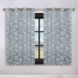 Leaves Room Darkening Washable Blackout Curtain Panels, Set of 2 - Blackout Curtains by Superior