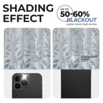 Leaves Room Darkening Washable Blackout Curtain Panels, Set of 2 - Blackout Curtains by Superior