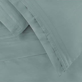 Superior Premium 650 Thread Count Egyptian Cotton Solid Deep Pocket Sheet Set - Teal