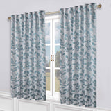 Leaves Room Darkening Back Tabs Blackout Curtain Panels, Set of 2 - Blackout Curtains by Superior