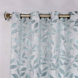 Leaves Room Darkening Washable Blackout Curtain Panels, Set of 2 - Blackout Curtains by Superior