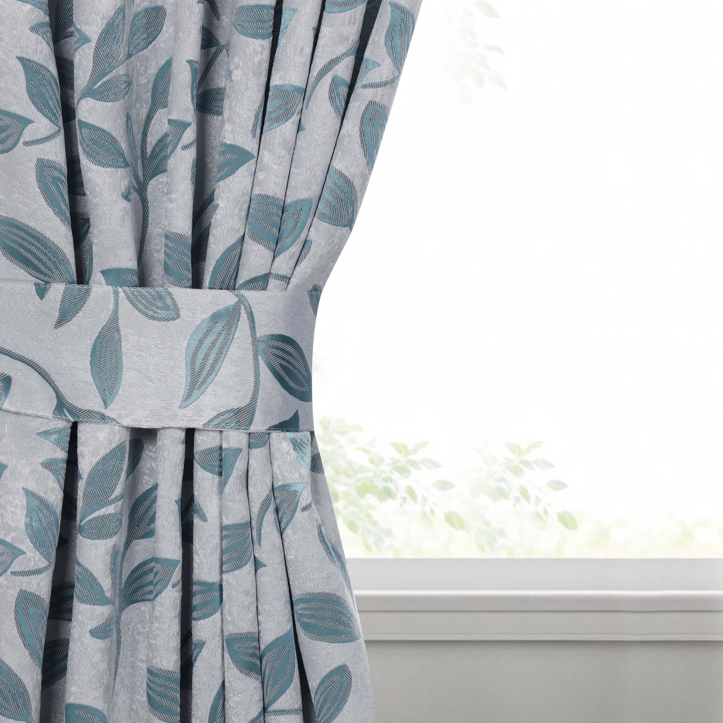 Leaves Room Darkening Washable Blackout Curtain Panels, Set of 2 - Blackout Curtains by Superior
