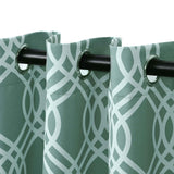 Ribbon Machine Washable Room Darkening Blackout Curtain Set - Blackout Curtains by Superior