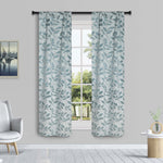 Leaves Room Darkening Washable Blackout Curtain Panels, Set of 2 - Blackout Curtains by Superior
