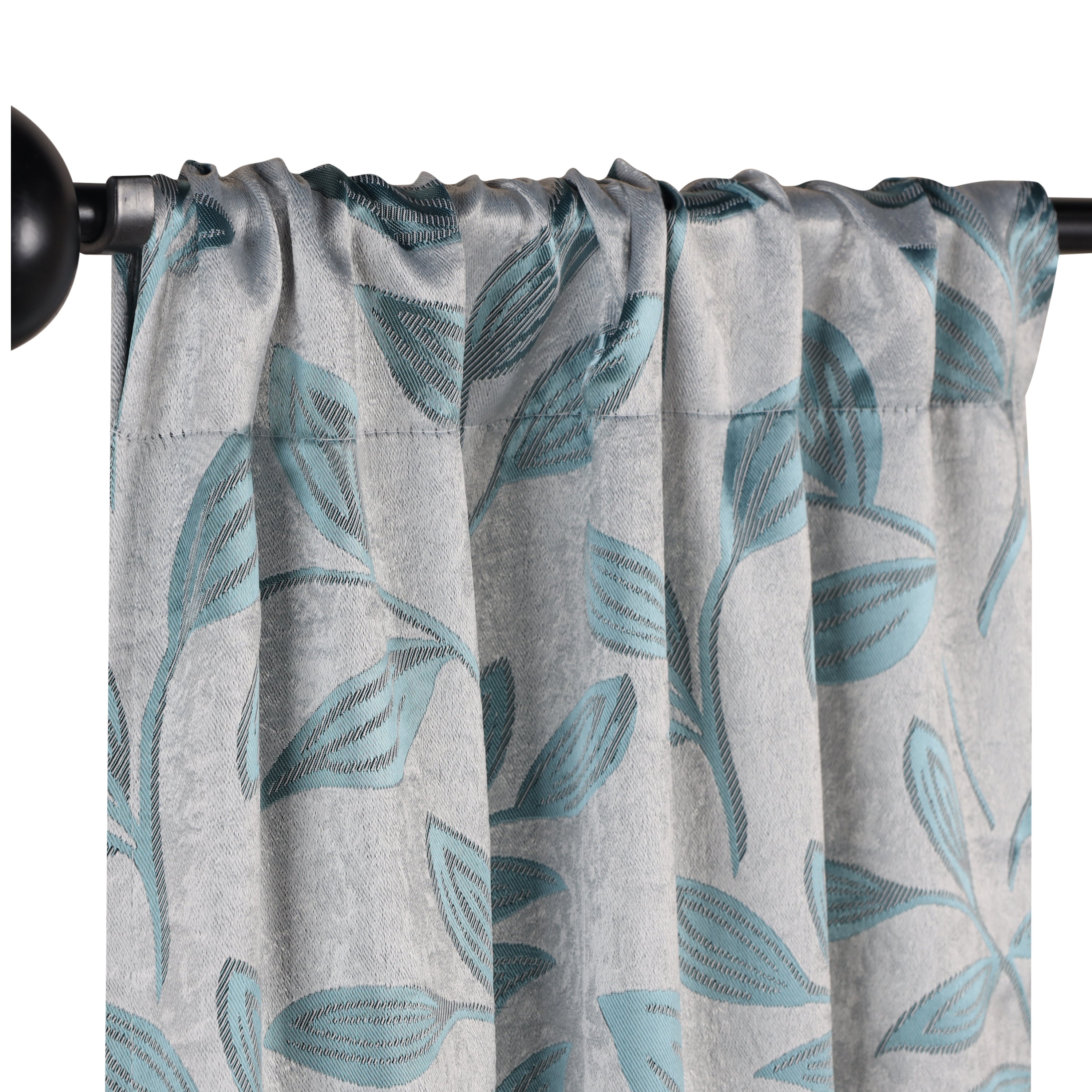 Leaves Room Darkening Washable Blackout Curtain Panels, Set of 2 - Blackout Curtains by Superior