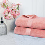 Madison Egyptian Cotton Pile Plush Heavyweight Bath Sheet Set of 2 - Egyptian Cotton Bath Sheet by Superior