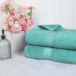 Madison Egyptian Cotton Pile Plush Heavyweight Bath Sheet Set of 2 - Egyptian Cotton Bath Sheet by Superior