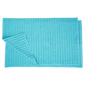 Lined 100% Cotton 1000 GSM 2-Piece Bath Mat Set - Turquoise