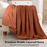 Victoria Fluffy Fleece Blanket - Ultra-Soft, Mink Texture & Double-Layer