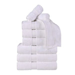 Madison Egyptian Cotton Plush Heavyweight 9 Piece Towel Set - Egyptian Cotton Towel Set by Superior Brand