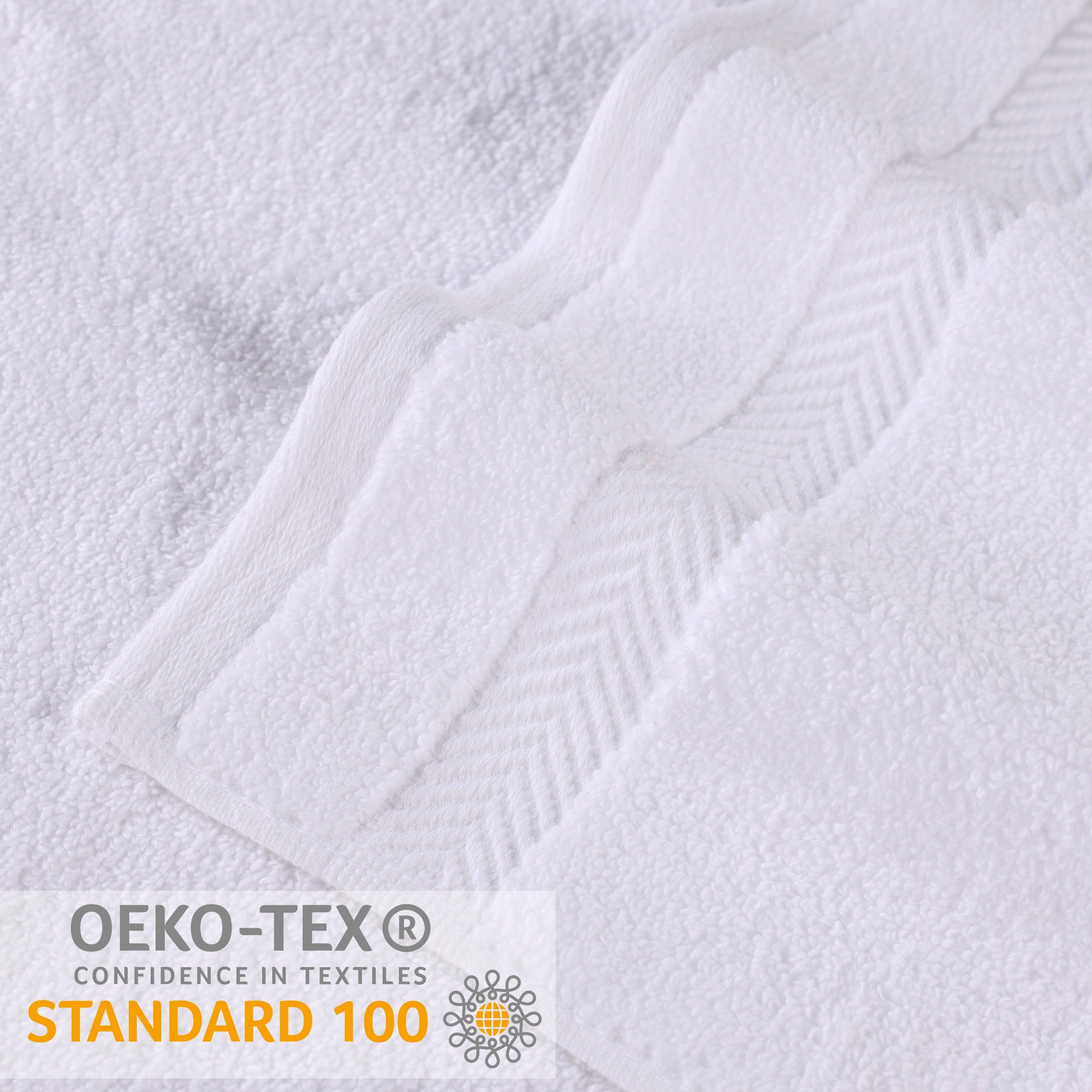 Zero Twist Cotton Ultra-Soft Absorbent Face Towel Washcloth Set of 12 - Face Towel by Superior