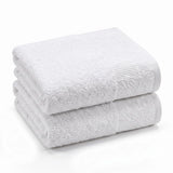 Wisteria Floral Jacquard Cotton Bath Towels – Absorbent Medium Weight Full Body Towels