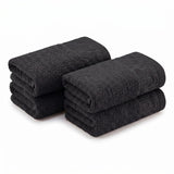 Wisteria Floral Jacquard Cotton Hand Towels – 4-Piece Hand Towel Set