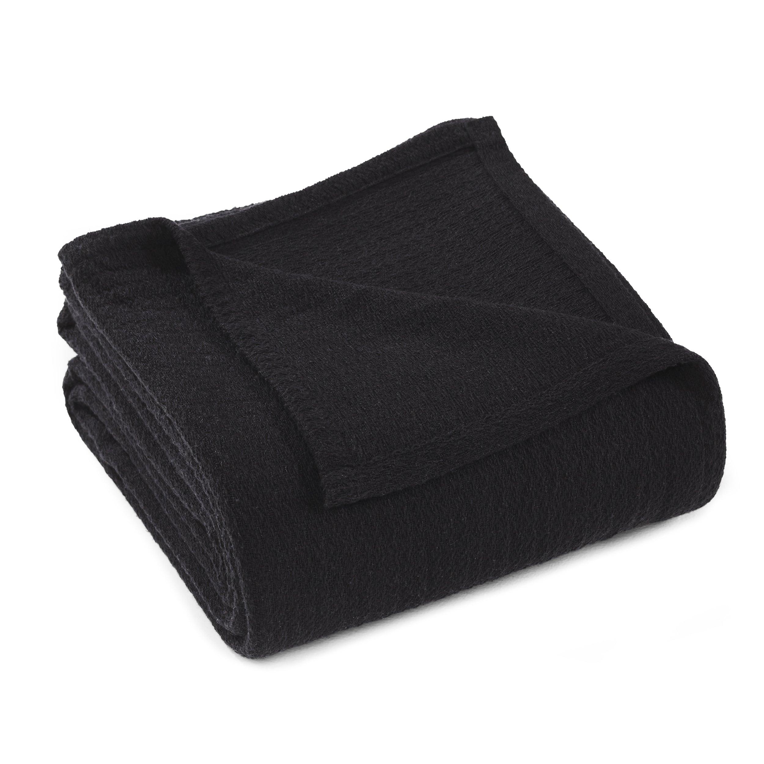 Waffle Weave Honeycomb Knit Soft Solid Textured Cotton Blanket - Blanket by Superior Brand