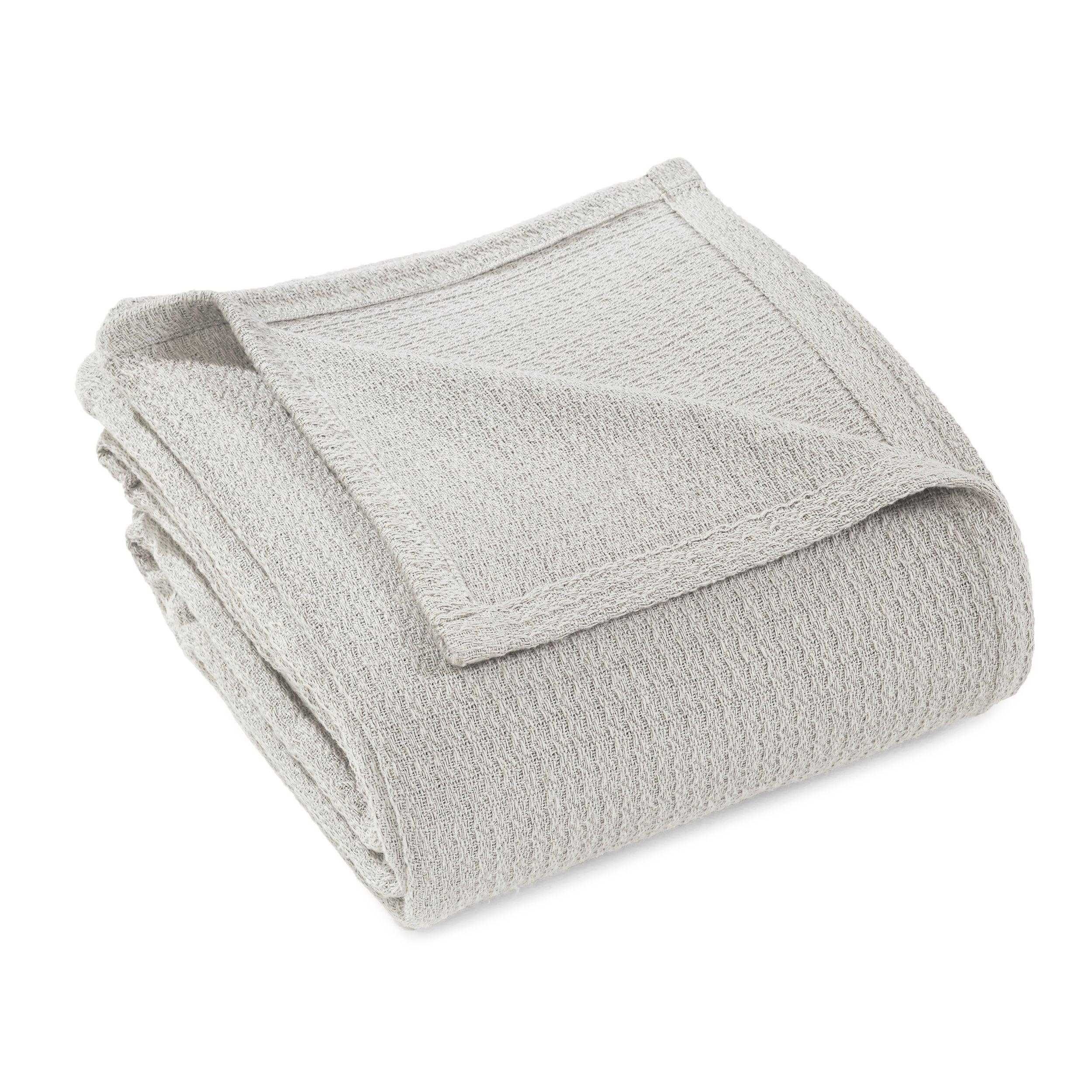 Waffle Weave Honeycomb Knit Soft Solid Textured Cotton Blanket - Blanket by Superior Brand