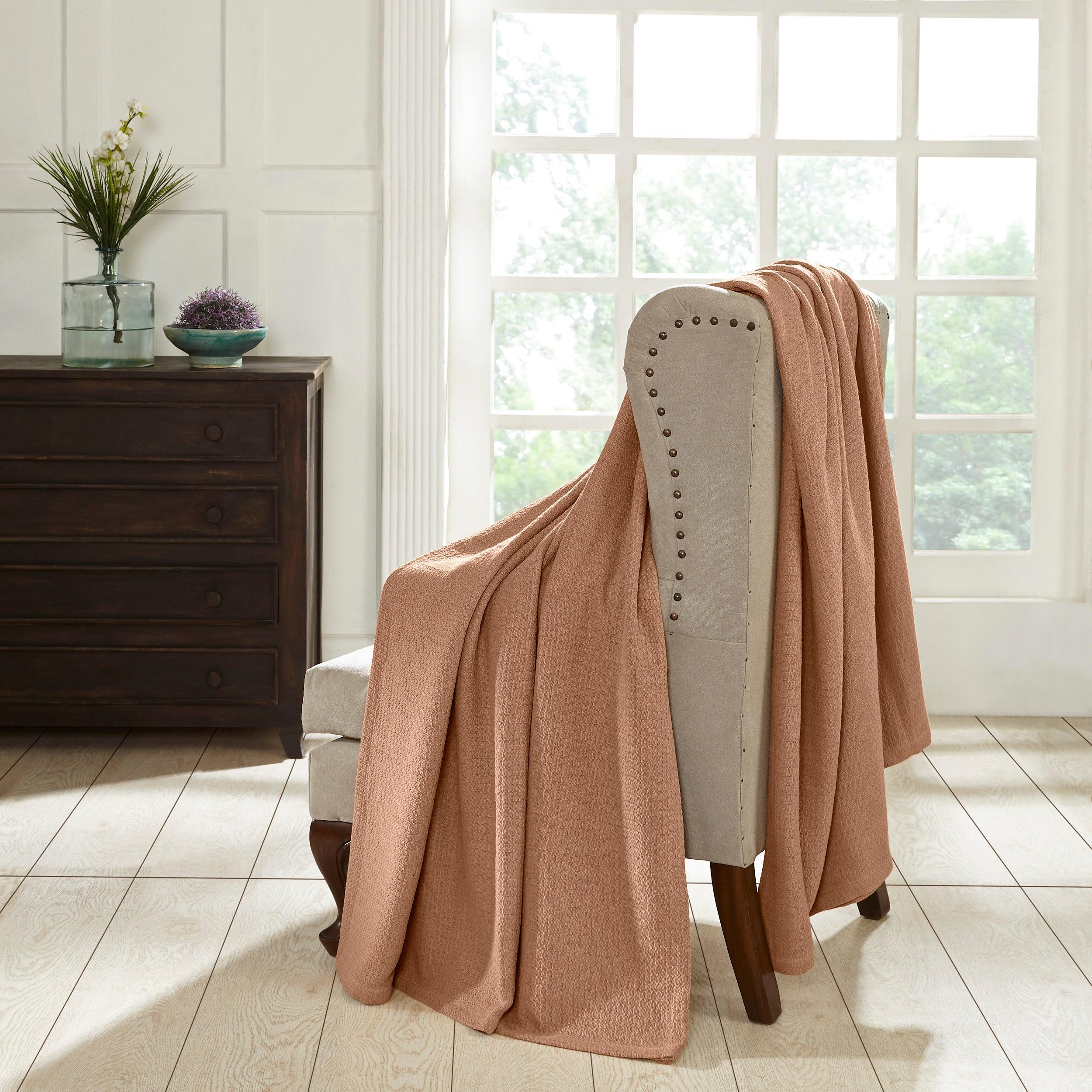 100% Cotton Waffle Blanket – Cooling Waffle Weave, Lightweight & Breathable - Blanket by Superior Brand