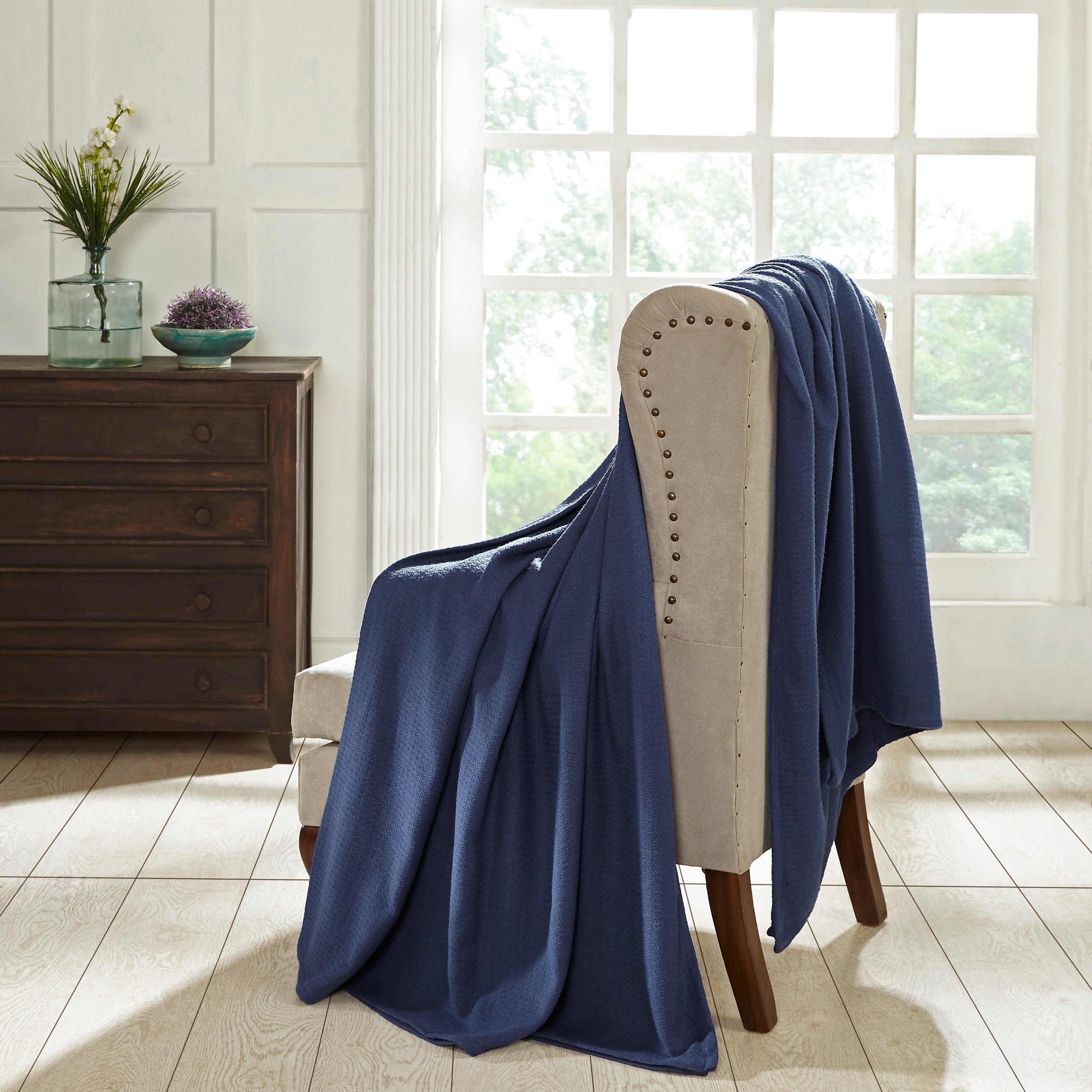 100% Cotton Waffle Blanket – Cooling Waffle Weave, Lightweight & Breathable - Blanket by Superior Brand