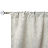 Waverly Geometric Washable Room Darkening Blackout Curtains, Set of 2