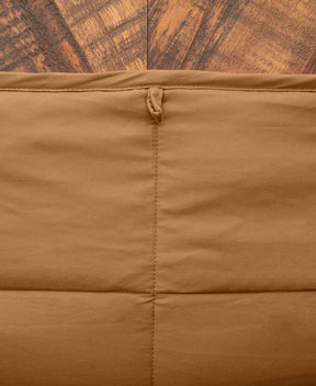 Weighted Quilted Microfiber Throw Blanket  - Taupe