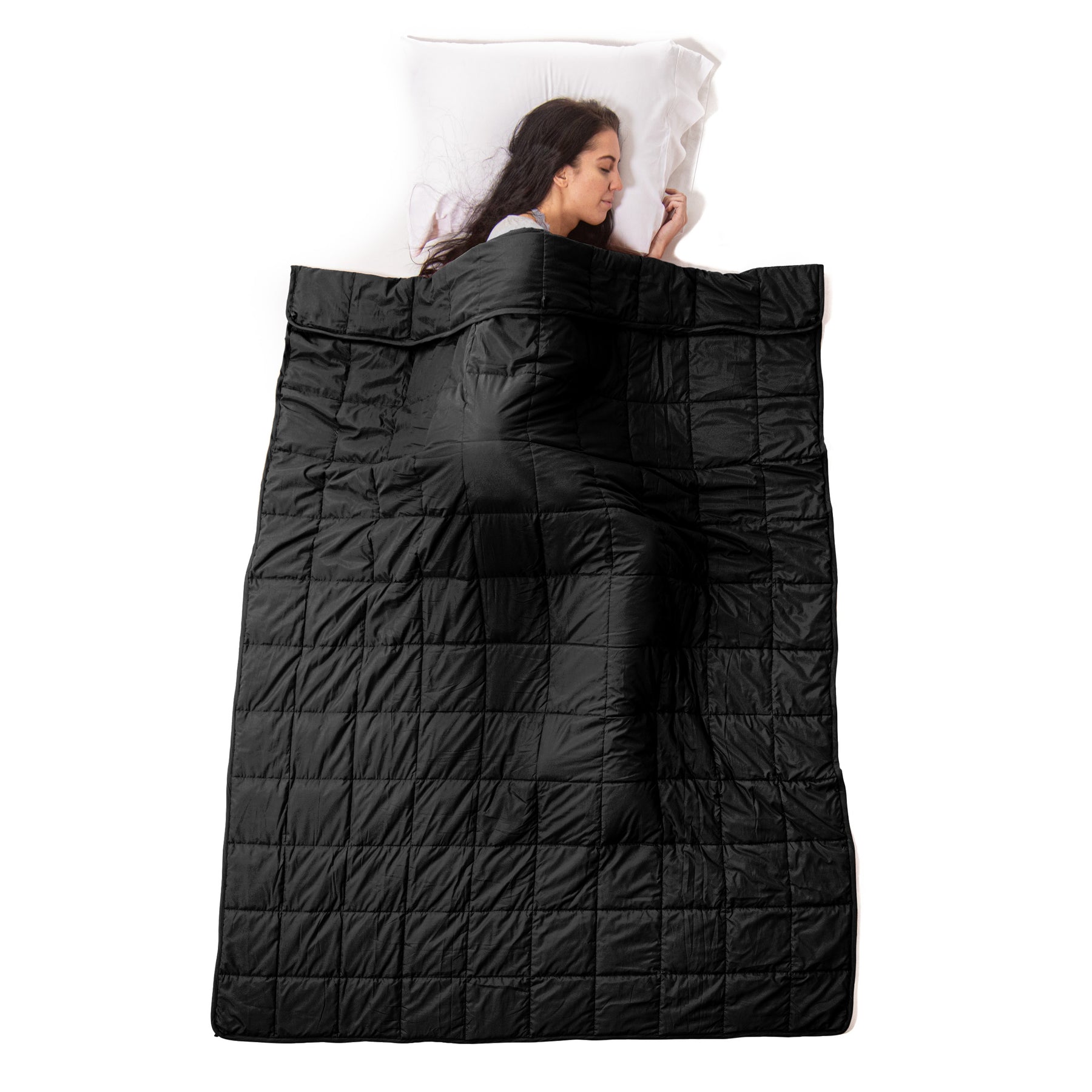 Weighted Quilted Microfiber Throw Blanket