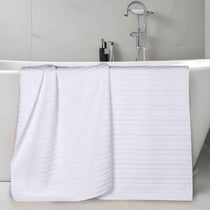 Mika Smart Twist Viscose Cotton Blend Ribbed Bath Sheets, Set of 2 - Bath Sheet by Superior Brand