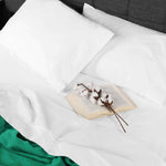 Gina Organic Cotton 300 Thread Count Percale Deep Pocket Bed Sheet Set - Sheet Set by Superior