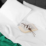 Gina Organic Cotton 300 Thread Count Percale Deep Pocket Bed Sheet Set - Sheet Set by Superior