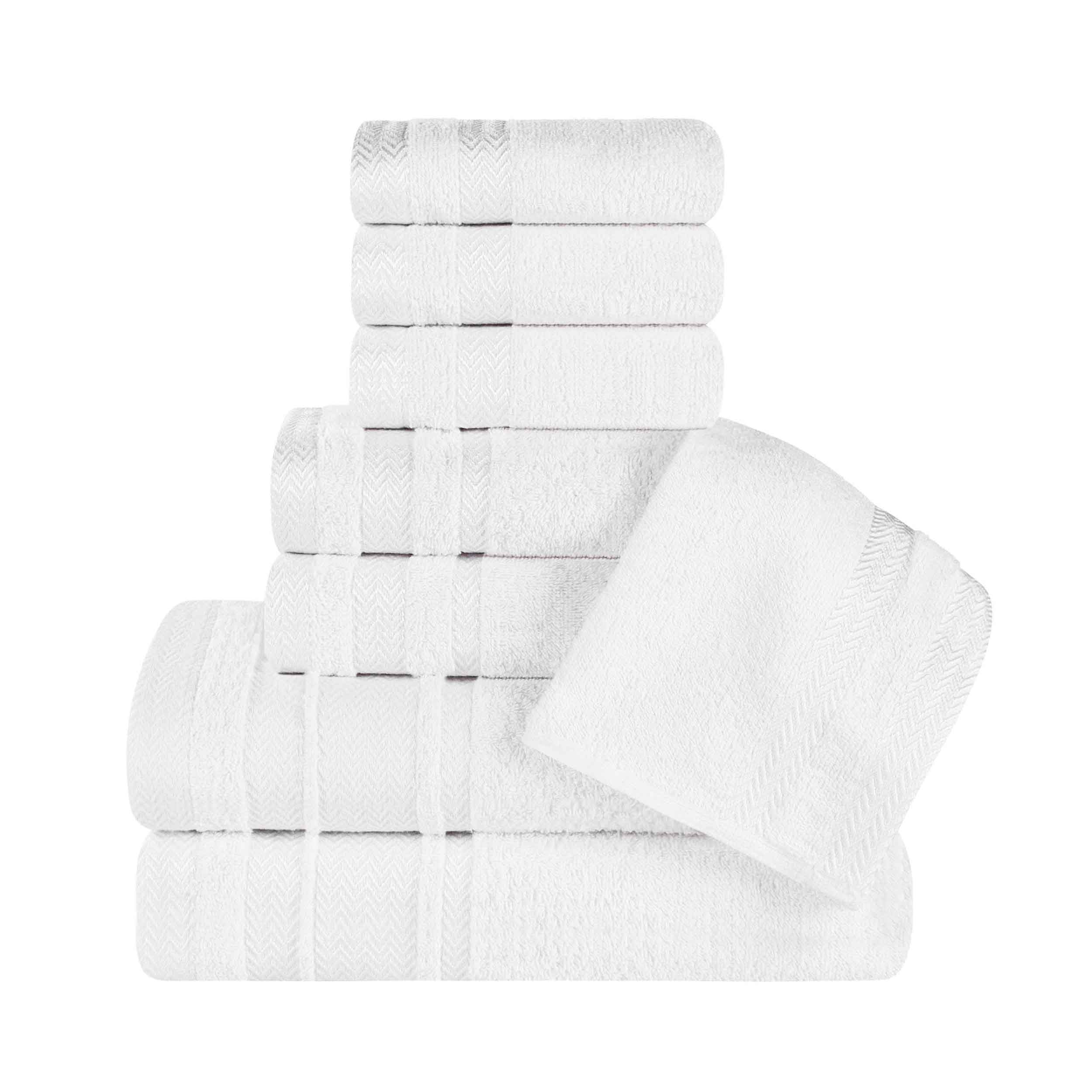 Hays Cotton Medium Weight 8 Piece Assorted Bathroom Towel Set - Towel Set by Superior Brand