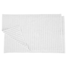 Lined 100% Cotton 1000 GSM 2-Piece Bath Mat Set - White