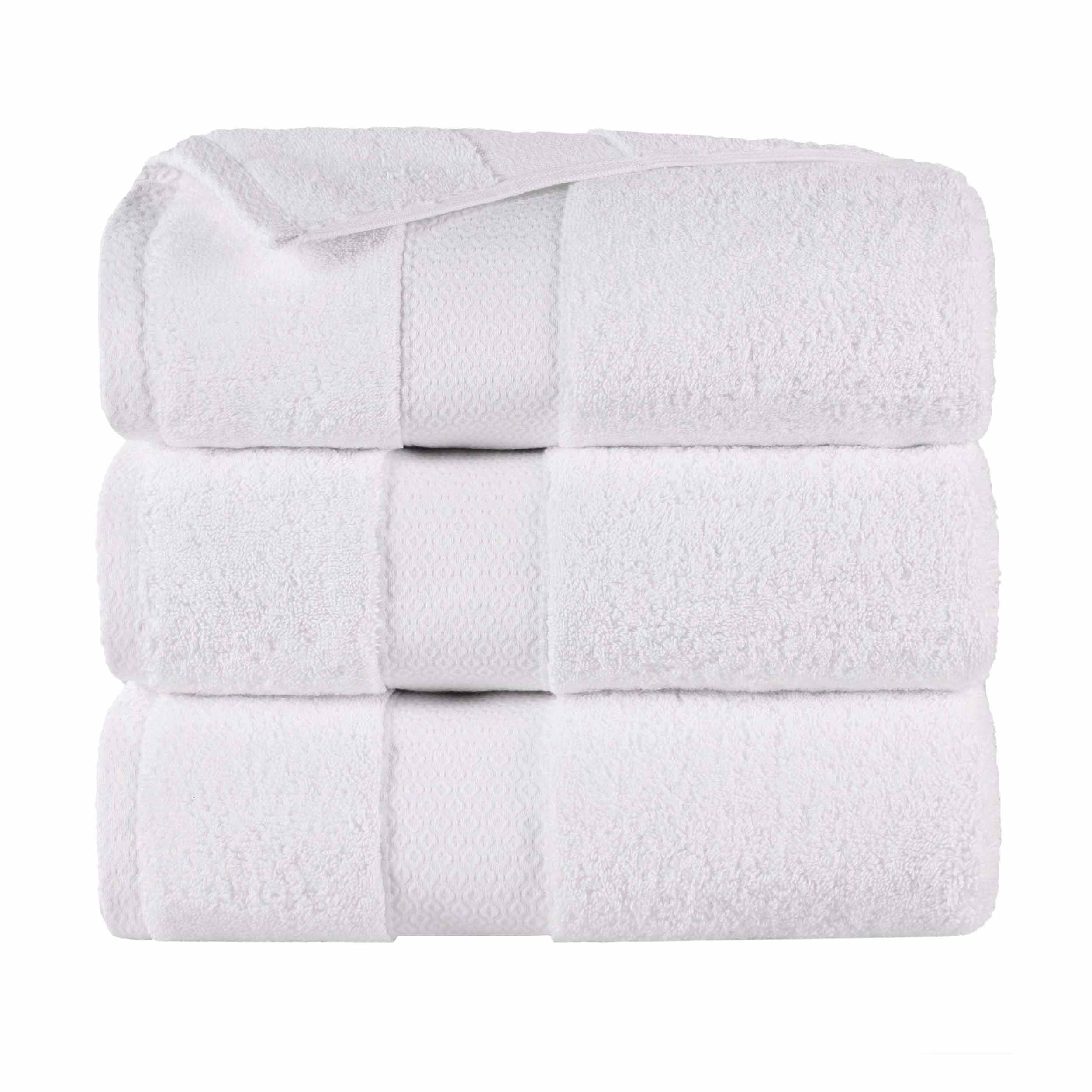 Giza Cotton Plush Absorbent Bath Towel Set of 3 - Egyptian Cotton Bath Towel by Superior Brand