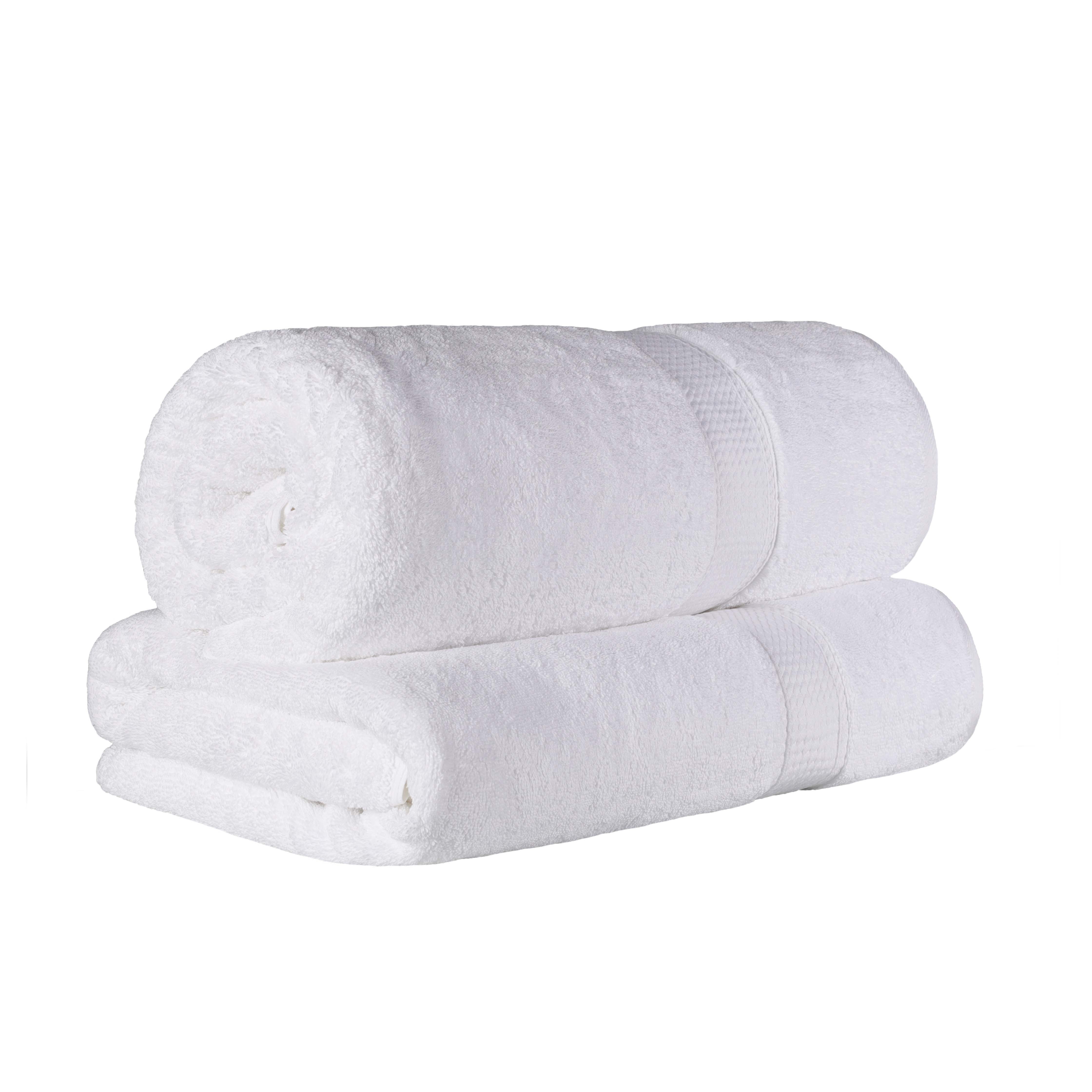 Madison Egyptian Cotton Pile Plush Heavyweight Bath Sheet Set of 2 - Egyptian Cotton Bath Sheet by Superior